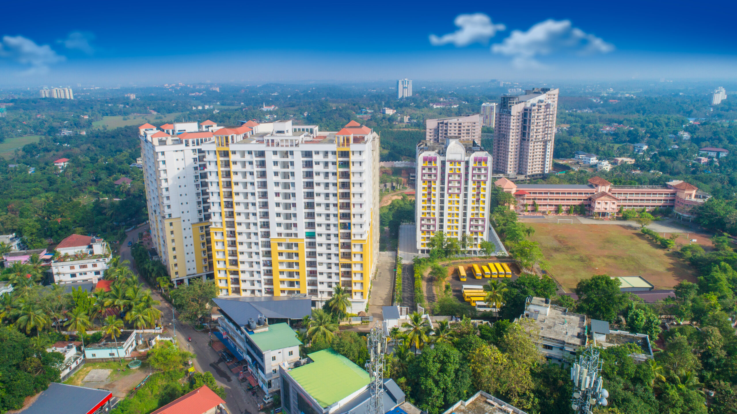 Green Vistas Prakritti, Aerial View – Site